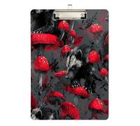 Crazy Beast Wolverine Shroom Grigio Ottone Appunti Plastica per Insegnante Must Haves per Classroom Elementary Size 9 x 12.5 Tabla para escribir