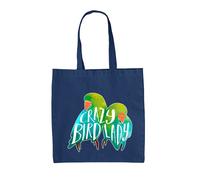 Crazy Bird Lady - Borsa In Tela - Inseparabile Animale Amore