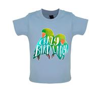Crazy Bird Lady - Maglietta Per Bambini / Tutina - Inseparabile Animale Amore