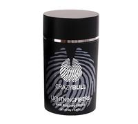 CRAZY BULL Lightning Hair Building Fibers -Medium Brown- 22g - Fibre per volume e densità, copre aree diradate, colore castano medio, risultati naturali e di lunga durata