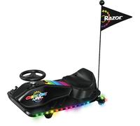 Crazy Cart Shift Lightshow Drifting Go-Kart per bambini di Razor Luci LED multicolori Motore Hub Power Core Pedale Velocità variabile