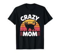 Crazy Cat Mom Maglietta