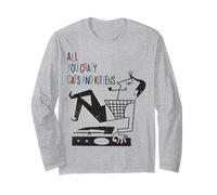 Crazy Cats, retrò, amanti della musica, swing rock n roll, anni '50 Maglia a Manica