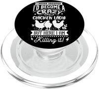 Crazy Chicken Lady Ma Eccomi qui PopSockets PopGrip per MagSafe