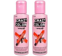 Crazy Color - 2 colori semi-permanenti per capelli, 100 ml (arancione)