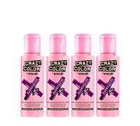 Crazy Color Aubergine no 50, 100ml X4