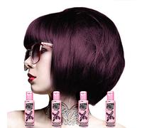 Crazy Color Colorazione per capelli, confezione da 4, 100 ml (melanzana - viola)