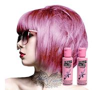 Crazy Color Colorazione per capelli semi-permanente, 100 ml (rosa marshmallow) - Confezione da 2