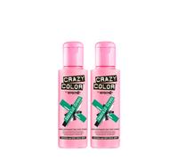 Crazy Color Emerald Green no 53, 100ml X2