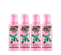 Crazy Color Emerald Green no 53, 100ml X4