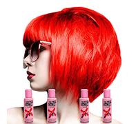 Crazy Colour Semi Permanent Hair Dye By Renbow Fire No.56 (100ml) Box of 4