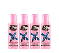 Crazy Color Peacock Blue no 45, 100ml X4