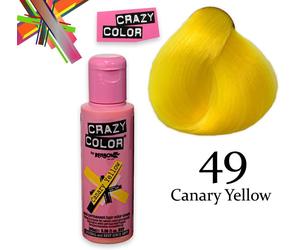 Crazy Color semipermanente Canary Yellow 100 ml - Smalto semipermanente