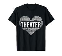 Crazy Cool Extreme Theatre Actor Maglietta Musicale Divertente Idea Regalo Unisex Nero S