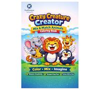 Crazy Creature Creator: Mix & Match Animals - Coloring Book