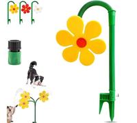 Crazy Daisy Sprinkler, 2026 New Funny Rotating Sun Flower Dancing Daisy Lawn Sprinkler, Rotating Flower Water, for Lawn Irrigation and Outdoor (giallo)