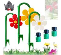 Crazy Daisy Sprinkler, Crazy Daisy Water Sprinkler, Flower Sprinklers, 360° Rotating Moving Dancing Flower Sprinklers, Fun Irrigation Tool for Yard Watering Kids & Pets Playing (3pcs-Mix)