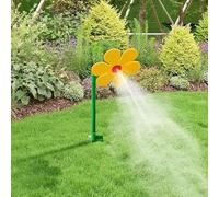 Crazy Daisy Sprinkler, Crazy Funny Sun Flower Dancing Daisy Lawn Sprinkler for Yard Watering Dogs Kids Playing Red Yellow Garden Sprinklers, Garden Irrigation Tool (Yellow)