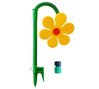 Crazy Daisy Sprinkler, Flower Sprinkler, Fun Irrigation Tool for Yard Watering, Pets Playing (Yellow)