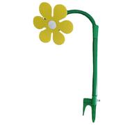 Crazy Daisy Sprinkler for Kids & Dogs, 360° Dancing Daisy Water Sprinkler, Colorful Crazy Flower Sprinkler for Garden Yard Outdoor Lawn Fun (Yellow)