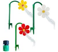 Crazy Daisy Water Sprinkler, Crazy Daisy Sprinkler, Suitable for Yard, Lawn Garden Watering, Fun Irrigation Tool for Yard Watering Kids & Pets Playing (3 pcs mix)
