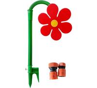 Crazy Daisy Water Sprinkler, Crazy Dancing Daisy Sprinkler, 360° Rotating Flower Water Spray, Garden Irrigation Tool for Yard Watering (Red)