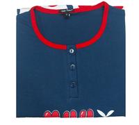 CRAZY FARM PIGIAMA DONNA COTONE GIOVANILE COMPLETO CASA MANICA PANTALONE LUNGHI