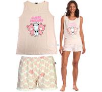 Crazy farm Pigiama Donna Spalla Larga Friends puro cotone jersey 15912