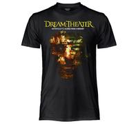 CRAZY FOR ROCK Dream Theater T Shirt Metropolis. Maglietta Ufficiale Unisex. Maglia Regular in Cotone. Adulto Ragazzo S
