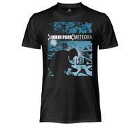 CRAZY FOR ROCK Linkin Park T Shirt Ufficiale Meteora. Maglietta Unisex in Cotone. Maglia vestibilità Regular per Adulto e Ragazzo XS