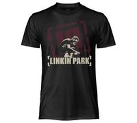CRAZY FOR ROCK Linkin Park T Shirt Ufficiale Vintage Meteora. Maglietta Unisex in Cotone. Maglia vestibilità Regular per Adulto e Ragazzo XL