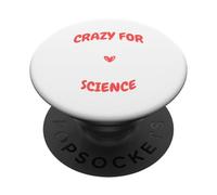 Crazy For Science Retro Science Designs Presente PopSockets PopGrip Adesivo