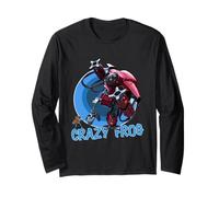 Crazy Frog Dancing Crazy Robots Droni Maglia a Manica