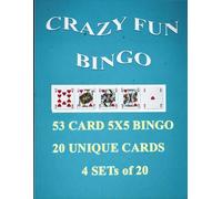 CRAZY FUN 53 CARD BINGO 5X5