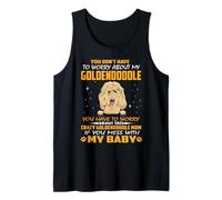 Crazy Goldendoodle Mom Funny Dog Mom Puppy Lover Canotta