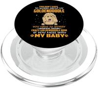 Crazy Goldendoodle Mom Funny Dog Mom Puppy Lover PopSockets PopGrip per MagSafe