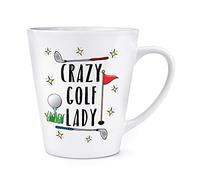 Crazy golf Lady 12oz latte tazza