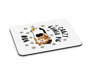 Crazy Guinea Maiale Uomo Stars PC Computer Mouse Pad - Divertente Animali