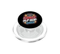 Crazy Hip Hop Queen Amante della Musica Retro Beats PopSockets PopGrip per MagSafe