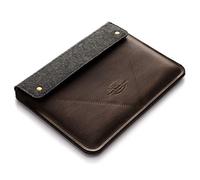 Crazy Horse Craft Custodia per MacBook Pro 14, Borsa Porta PC in Pelle