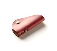 Crazy Horse Craft, Portachiavi in pelle, portachiavi, portachiavi, Fragola Red, 10.5 cm 4.13 Zoll)