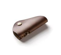 Crazy Horse Craft, Portachiavi in pelle, portachiavi, portachiavi, Legno marrone, 10.5 cm 4.13 Zoll)