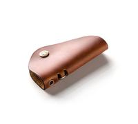 Crazy Horse Craft, Portachiavi in pelle, portachiavi, portachiavi, marrone classico, 10.5 cm 4.13 Zoll)