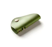 Crazy Horse Craft, Portachiavi in pelle, portachiavi, portachiavi, Verde alpino, 10.5 cm 4.13 Zoll)