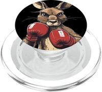 Crazy Kangaroo con guantoni da boxe per un pugno selvaggio PopSockets PopGrip per MagSafe