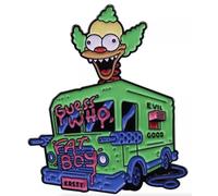 Crazy Killer Evil Good Switch Clown Indovina chi Fat Boy Twisted Truck Van Guns Casa sull'albero Horror Animato Cartoon Comedy TV Show Animazione Divertente Umorismo Scherzo 3,2 cm Smalto Pin Badge,