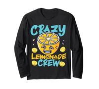 Crazy Lemonade Crew per imprenditori di limonata Maglia a Manica