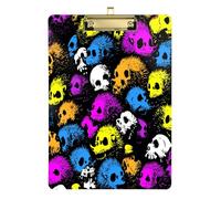 Crazy Mangas Hedgehog Skulls Multi portablocchi in plastica trasparente per allenatori Medical Classroom Size 9 x 12.5 Tablas para escribir