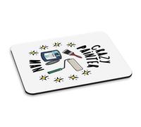 Crazy Pittore Uomo Stars PC Computer Mouse Pad Papà Festa Del Fidanzato Migliore