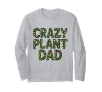 Crazy Plant Dad, vegetazione Floreale Botanica, Vibrazioni nella Giungla Maglia a Manica